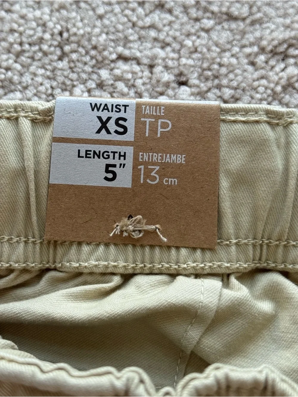 NWT prAna Originals Mojave Stretch Shorts XS - Khaki 5
